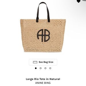 Anine Bing large rio tote